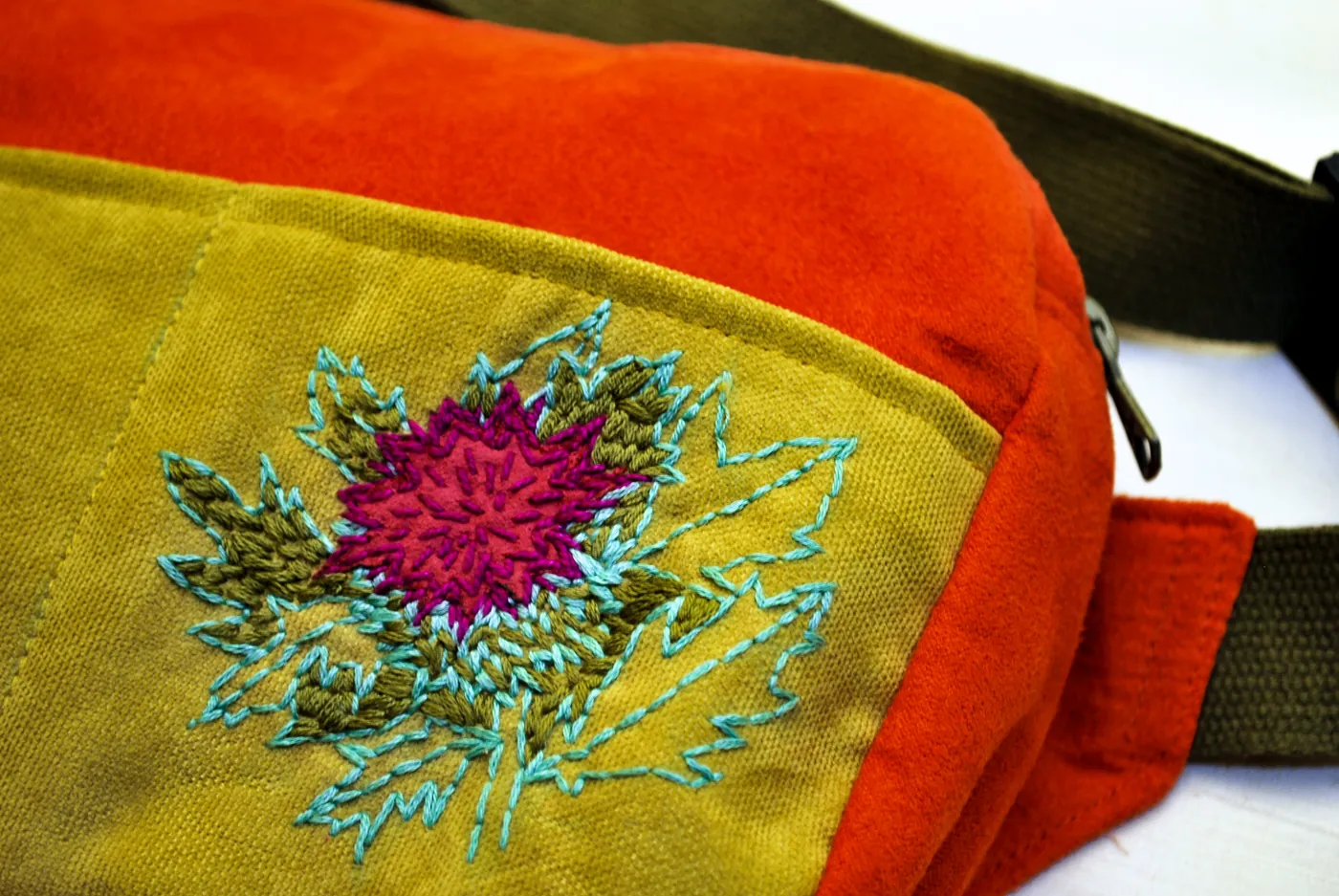 Embroidery, close-up