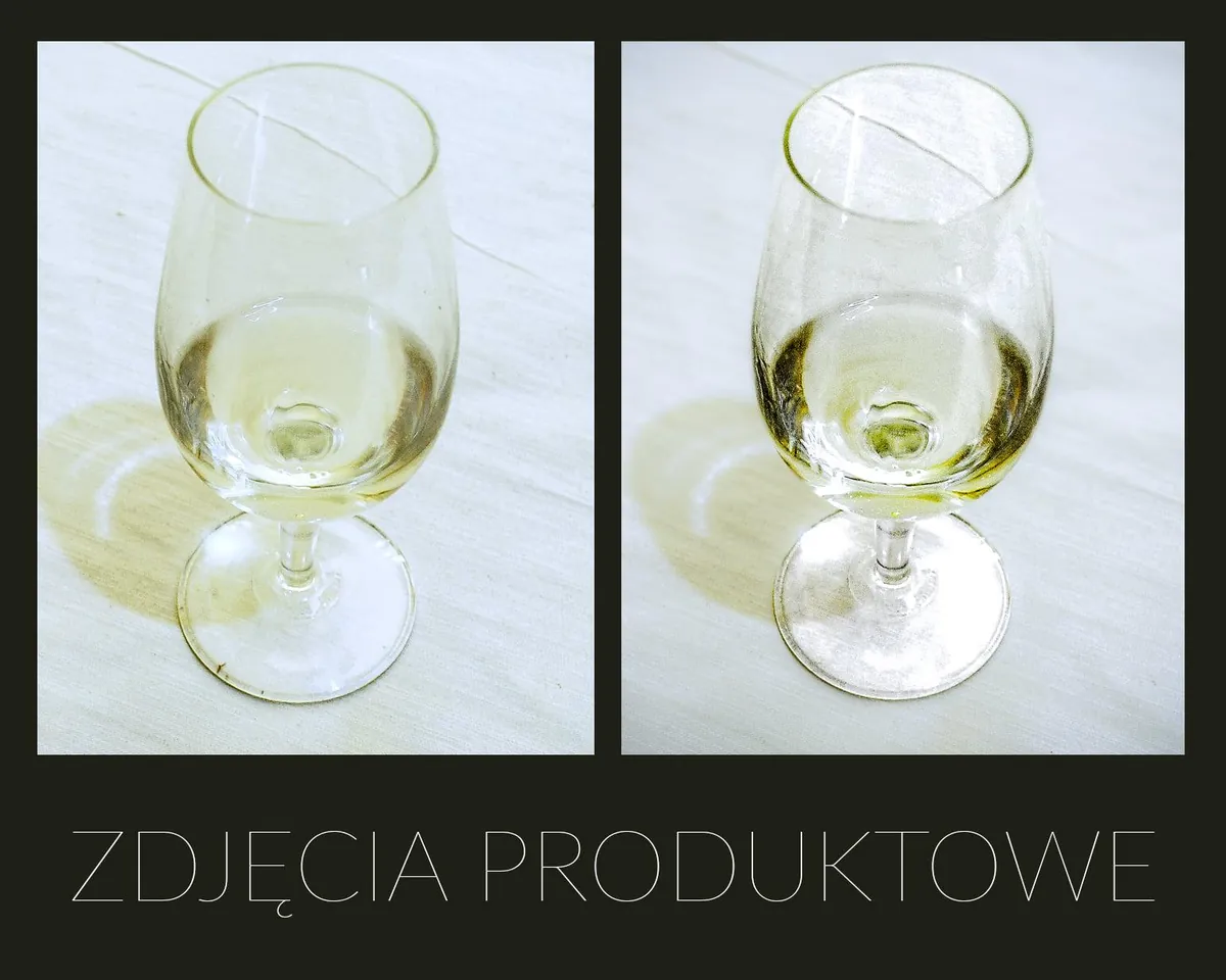 Zdjęcia produktowe: kieliszki