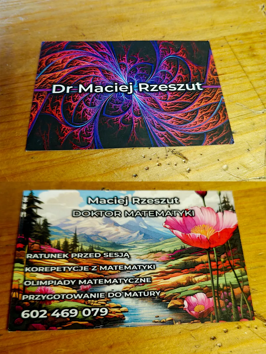Wizytówki, druga seria