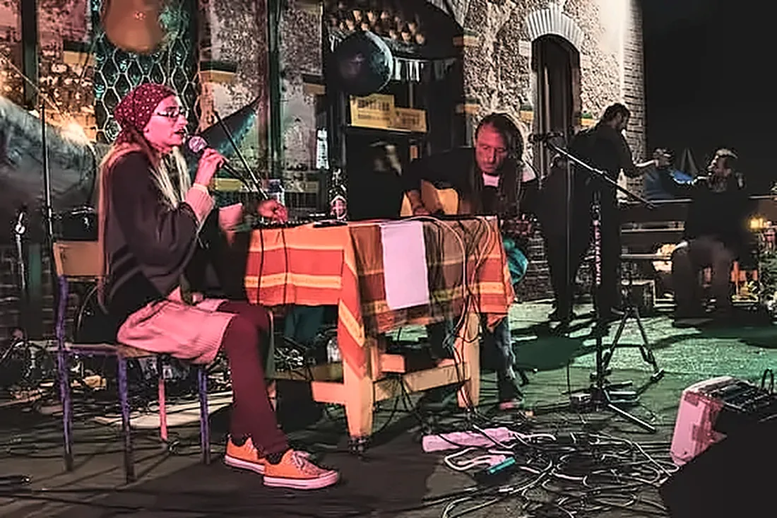 Acoustic concert inside the house