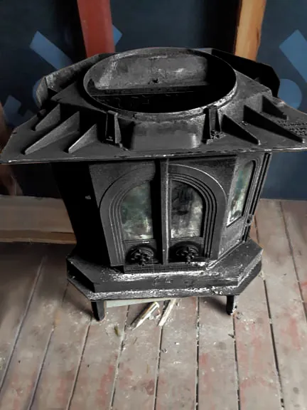 The same stove after restoration